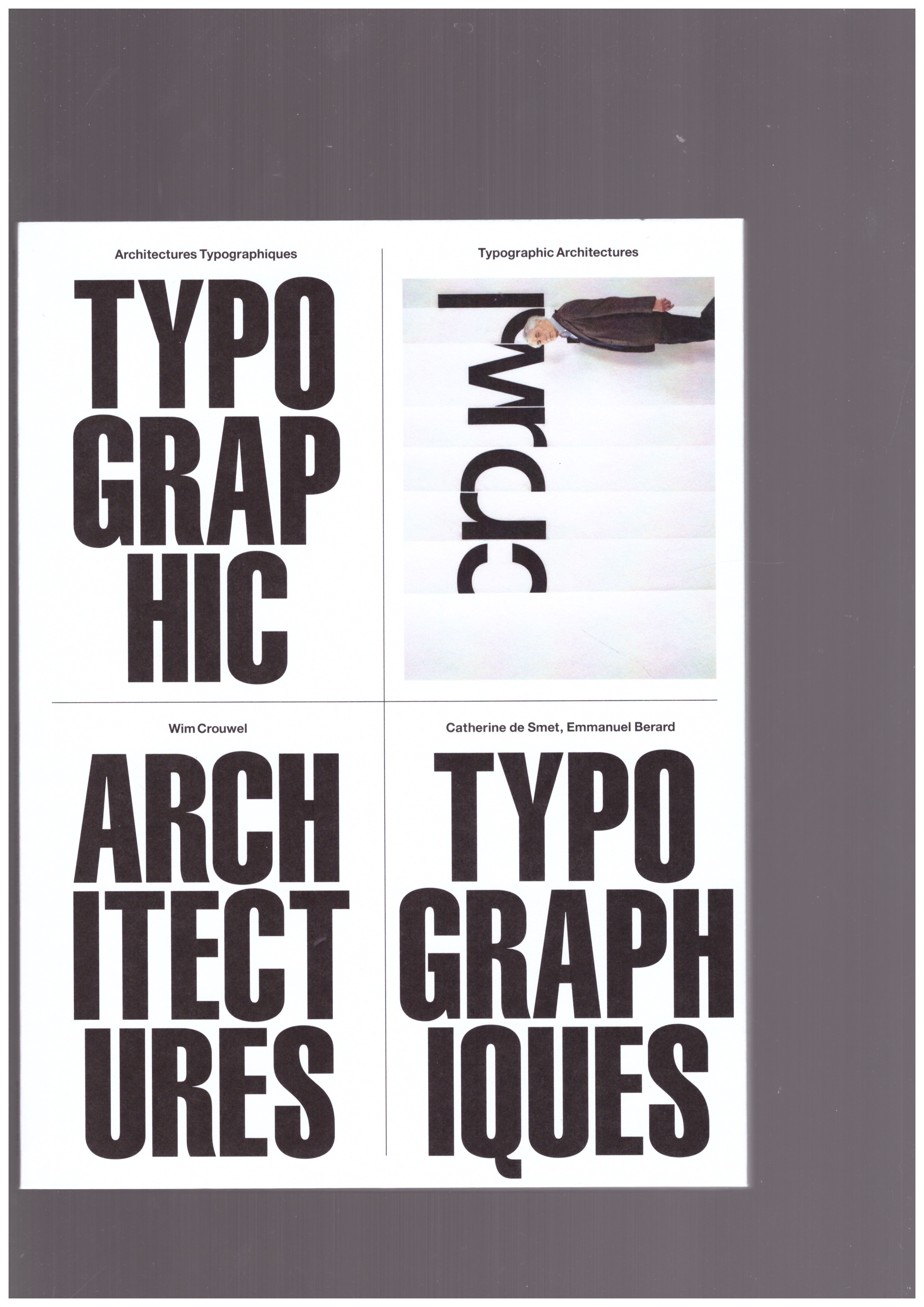 CROUWEL, Wim - Architectures Typographiques